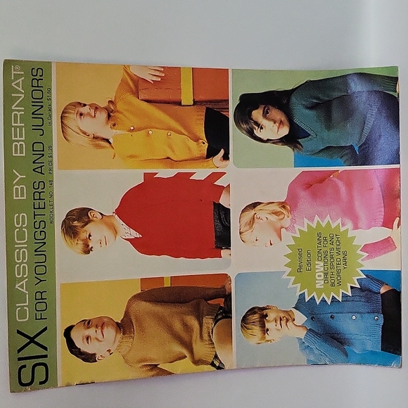 Six Classics By Bernat For Youngsters And Juniors Booklet No. 148 - Picture 6 of 8